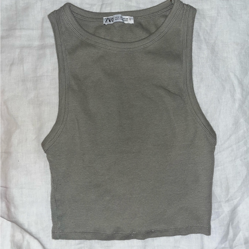 Olive Green Tank Top